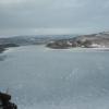 ...il lago ghiacciato dall´uscita di Yoppe Og Harepusen